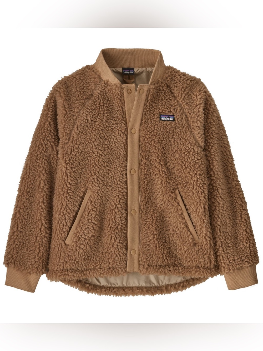 Patagonia Kids' Retro-X Bomber Jacket in Graylin Brown Size XL 14yo STY65415FA23